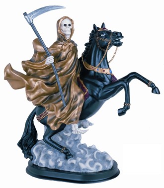 12" Santa Muerte horse Gold | GSC Imports