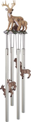 Deer with Fawn Round Top Chime | GSC Imports