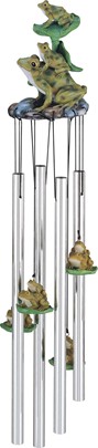 Frogs Round Top Chime | GSC Imports