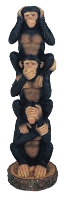 Stacked Monkeys Hear/See/Speak 3 No Evils | GSC Imports