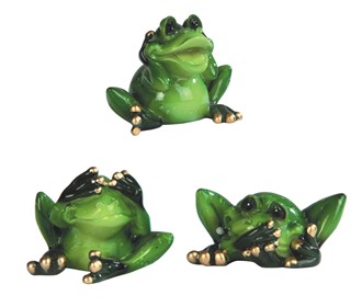 Frog See/Speak/Hear 3 No Evils | GSC Imports