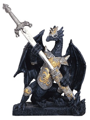 Black Dragon with Sword | GSC Imports