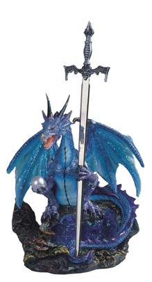 Blue Dragon with Sword | GSC Imports