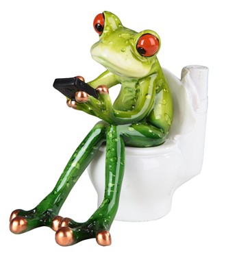 5 1/4" Frog Working Hard | GSC Imports