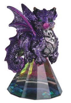 Purple Dragon on Pyramid Glass | GSC Imports