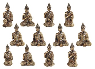 3 1/2" Miniature Thai Buddha Set | GSC Imports