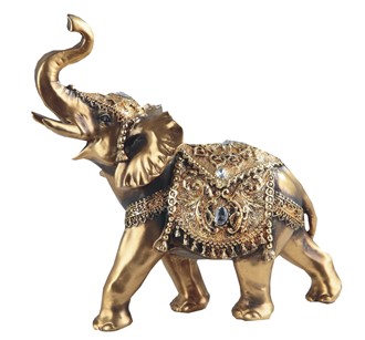 9 1/2" Golden Thai Elephant | GSC Imports