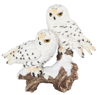 6" Snowy Owl Couple | GSC Imports