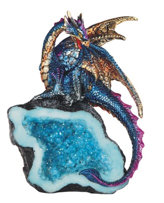 5 1/2" Blue Dragon with Crystal | GSC Imports
