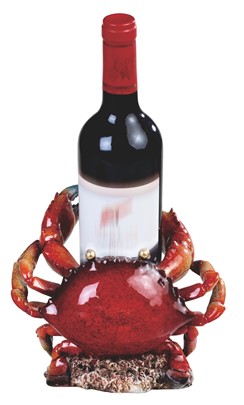 8" Red Crab Wine Rest | GSC Imports