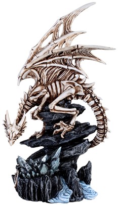10 1/2" Skeleton Dragon Dominate Stone Mountain | GSC Imports