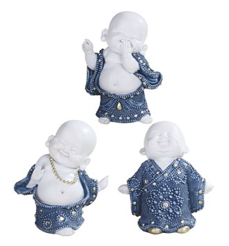 Blue and White Monk Set | GSC Imports