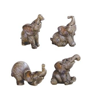Mini Elephant 4 pieces Set | GSC Imports