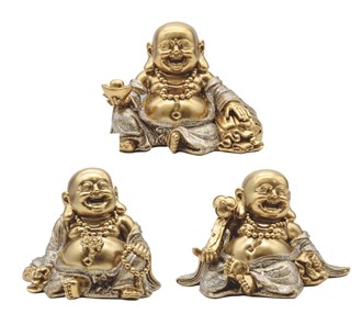 Mini Maitreya in Gold and Silver 3 pieces Set | GSC Imports