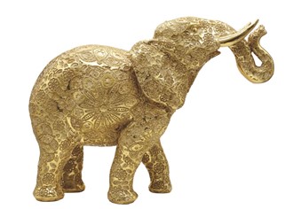 Elephant in Gold Color | GSC Imports