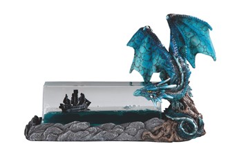 Blue Dragon Guarding ship in box | GSC Imports