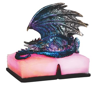Blue Dragon on LED Book | GSC Imports