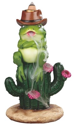 Frog on Cactus Backflow | GSC Imports