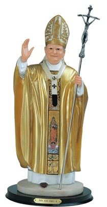 16" Pope John Paul II Gold