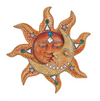 13" Mosaic Sun and Moon