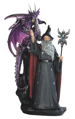 Wizard with Purple Dragon