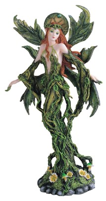 Tree Fairy with Green Wings
