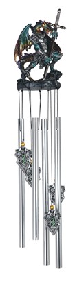 Armored Dragon Wind Chime, Round Top