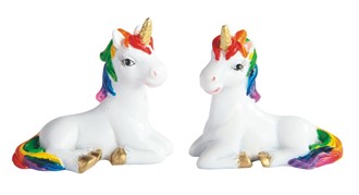 Unicorn with Rainbow Mane Set