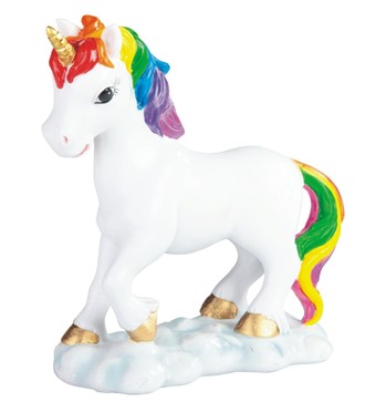Unicorn with Rainbow Mane