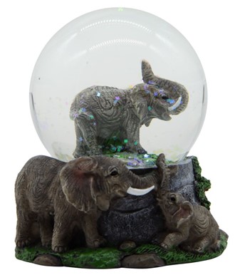 Elephant Snow Globe