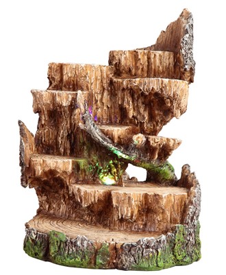 Display for Mini Owls-Tree Trunk