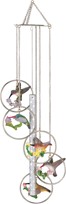 View 5-Ring Polyresin Hummingbird Wind Chime