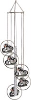 View 5-Ring Polyresin Motorcycle Wind Chime