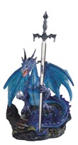 View Blue Dragon with Sword