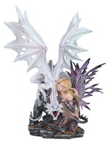 View Large Scale-Fairy with White Dragon -