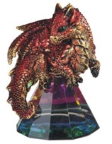 View Red Dragon on Pyramid Glass
