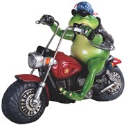 View Frog on Motorcycle