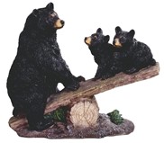 View Bear with Cubs on See Saw