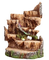 View Display for Mini Owls-Tree Trunk