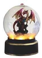 View Red Dragon in AP Snow Globe