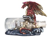 View LED Dragon with Ship-in-Bottle