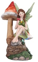 View Fairy on Mushroom