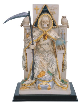 10" Santa Muerte-Money Sitting | GSC Imports