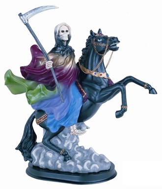 12" Santa Muerte horse Rainbow | GSC Imports