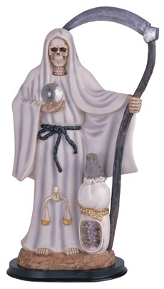 16" Santa Muerte Sack White | GSC Imports