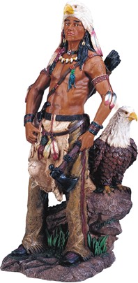 Indian Warrior with Eagle | GSC Imports