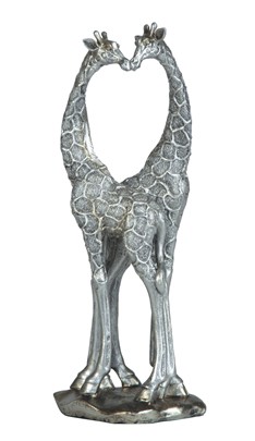 Sliver Giraffe Couple | GSC Imports