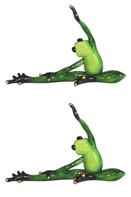 Head to Knee Pose Yoga Frog | GSC Imports