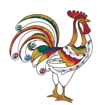 Rooster Wall Plaque | GSC Imports