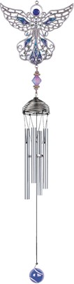 22" Blue Angel Pewter Windchime | GSC Imports